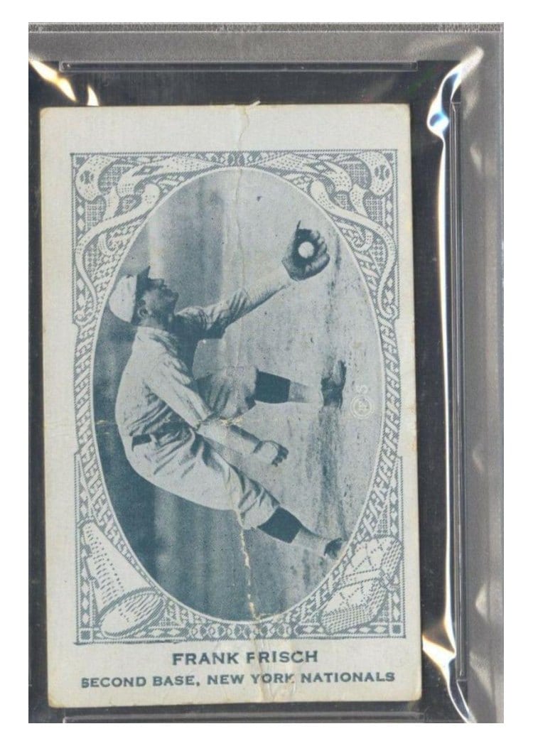1922 E120 American Caramel Frank Frisch card