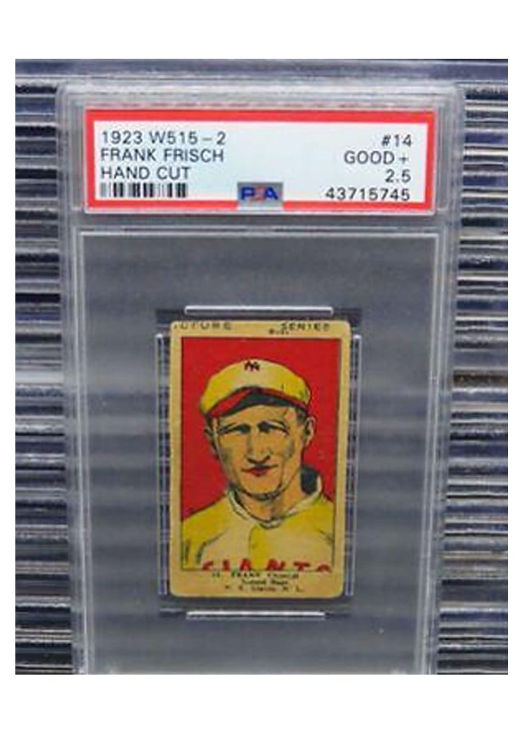 1923 W515 2 Frank Frisch #14 card