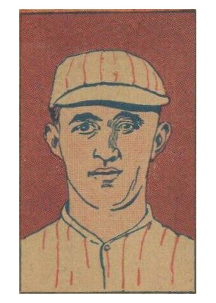 1926 W512 Hand Cut Frank Frisch Cardinals #8 card