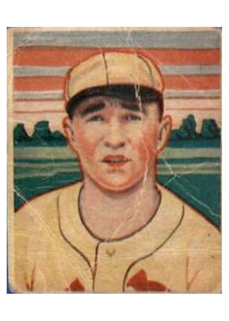 1933 George C. Miller Frank Frisch card