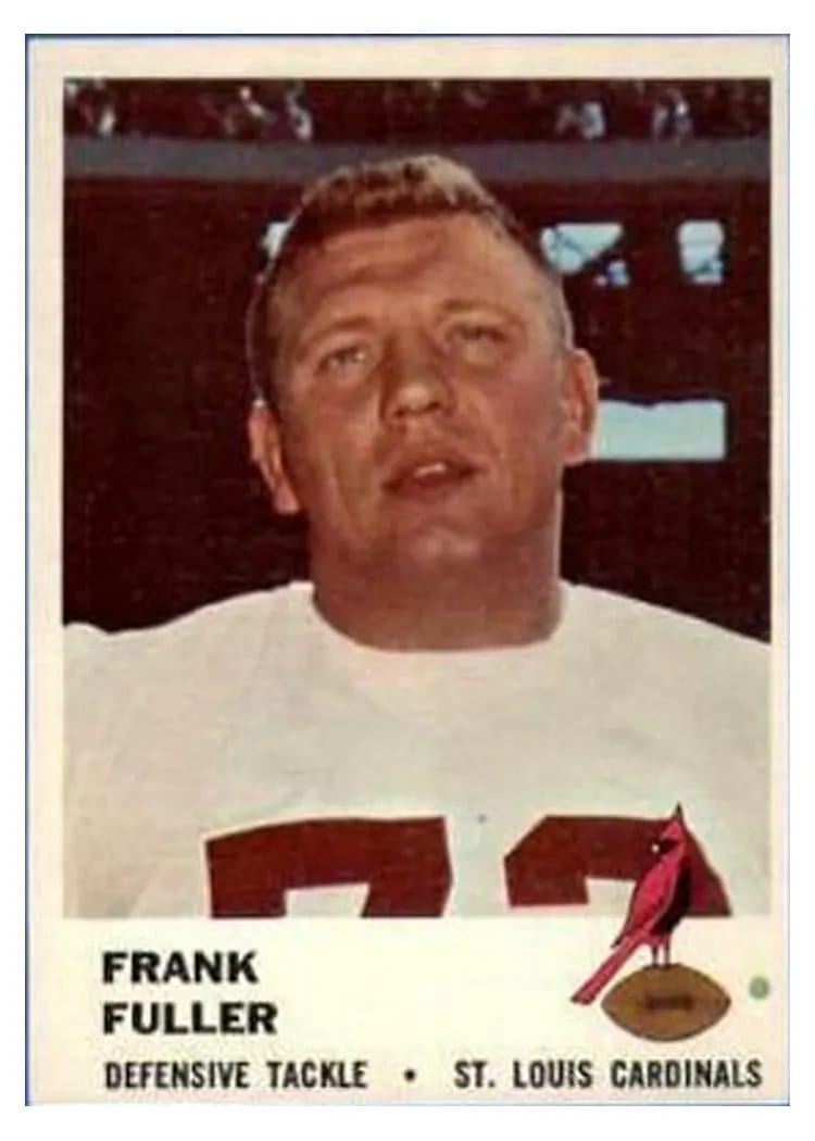1961 Fleer Frank Fuller #29 card