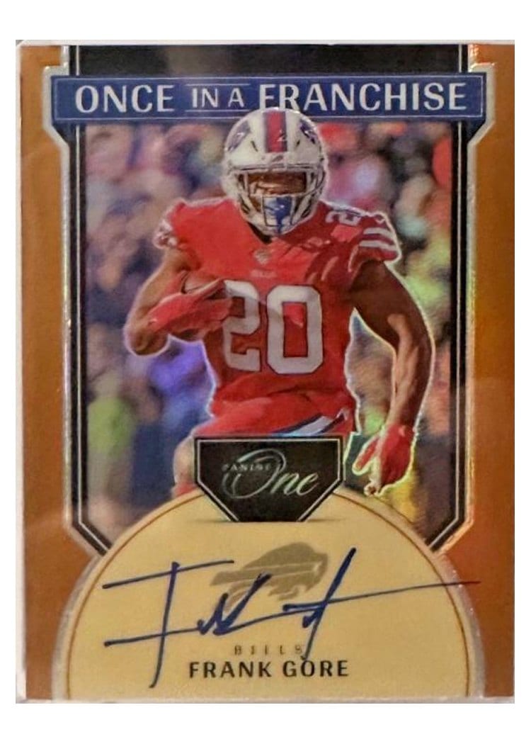 2024 Panini One Once in a Franchise Autographs Frank Gore #334 card