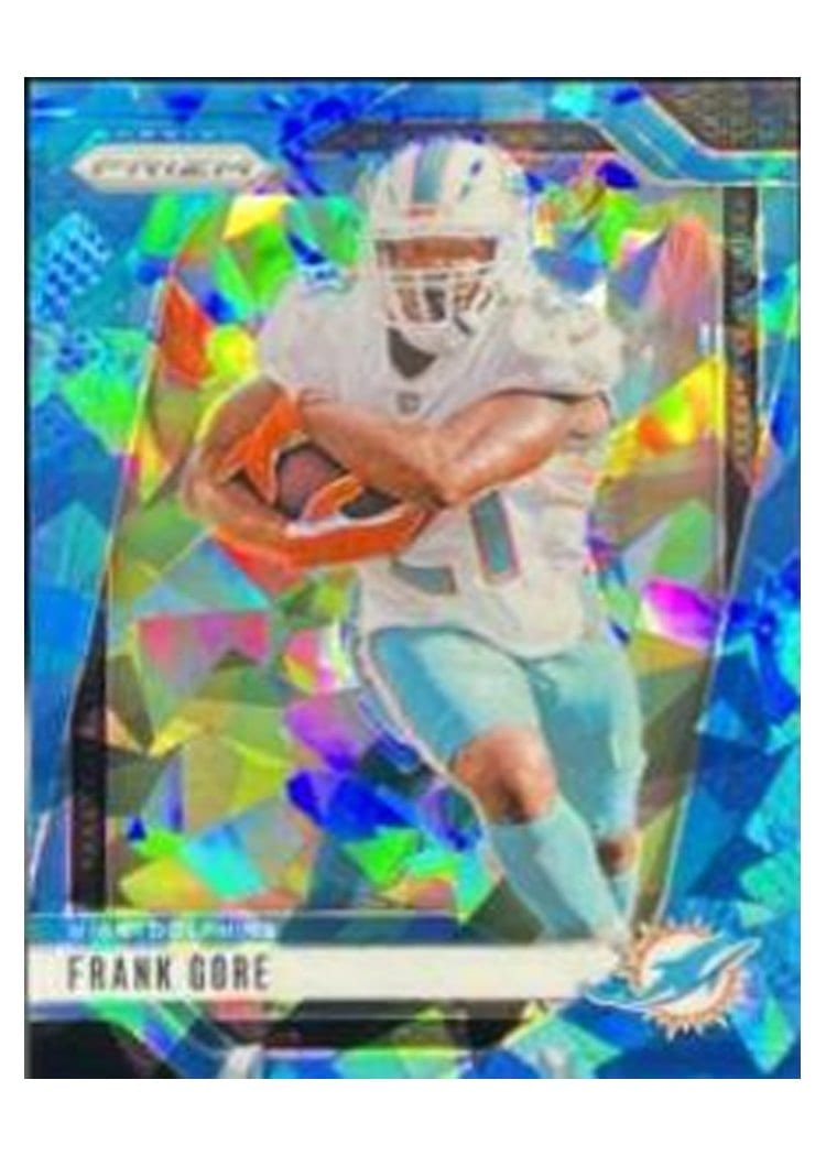 2024 Panini Prizm Base Set Frank Gore Blue Ice #184 card