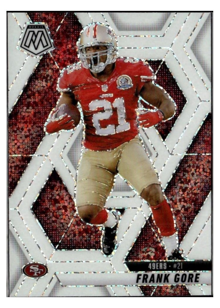 2025 Panini Mosaic Base Set Frank Gore #137 card