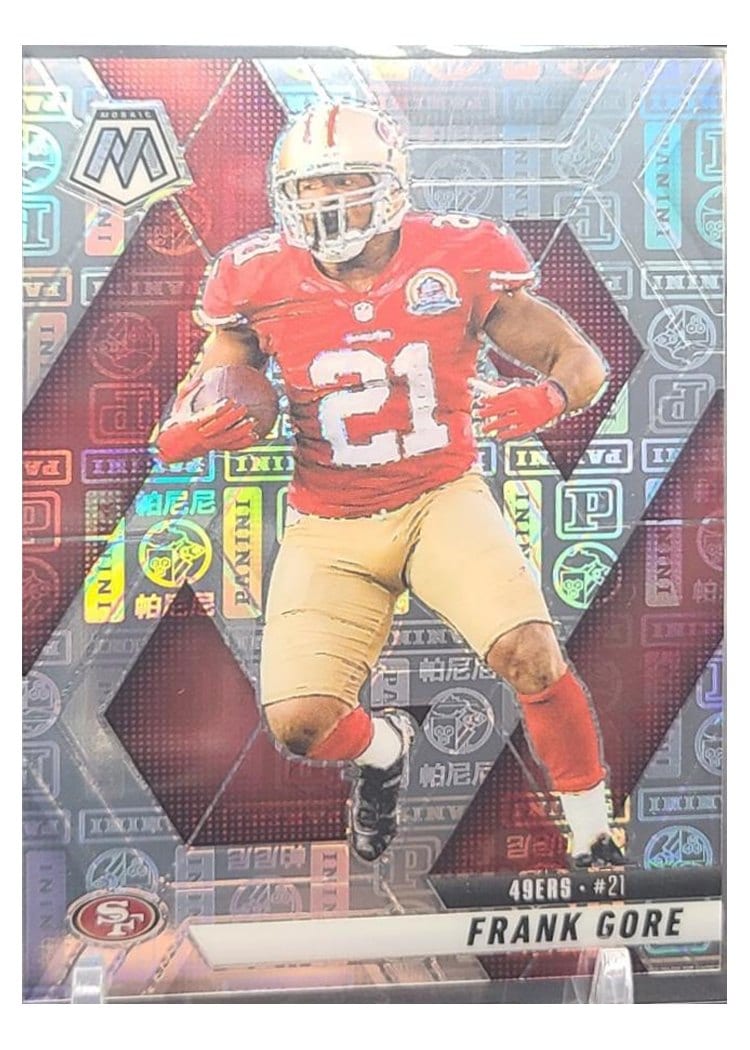 2025 Panini Mosaic Base Set Frank Gore #137 card