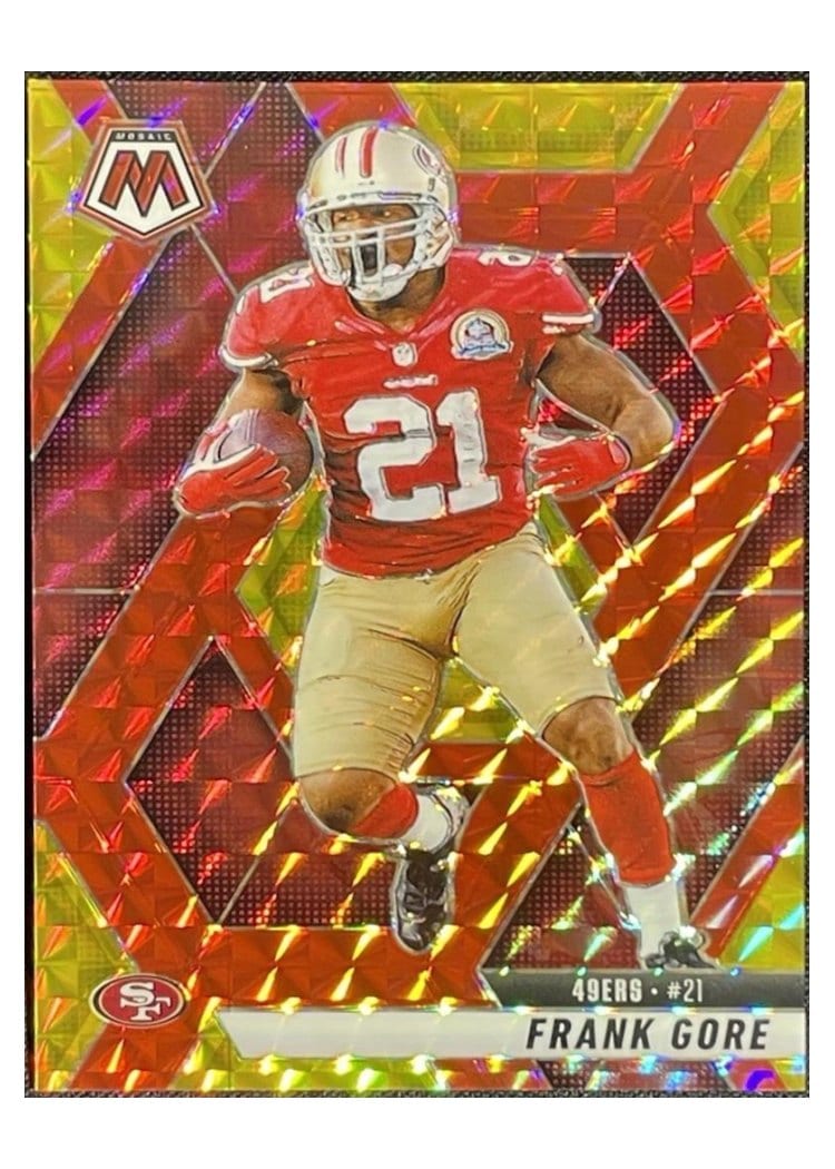 2025 Panini Mosaic Base Set Frank Gore #137 card