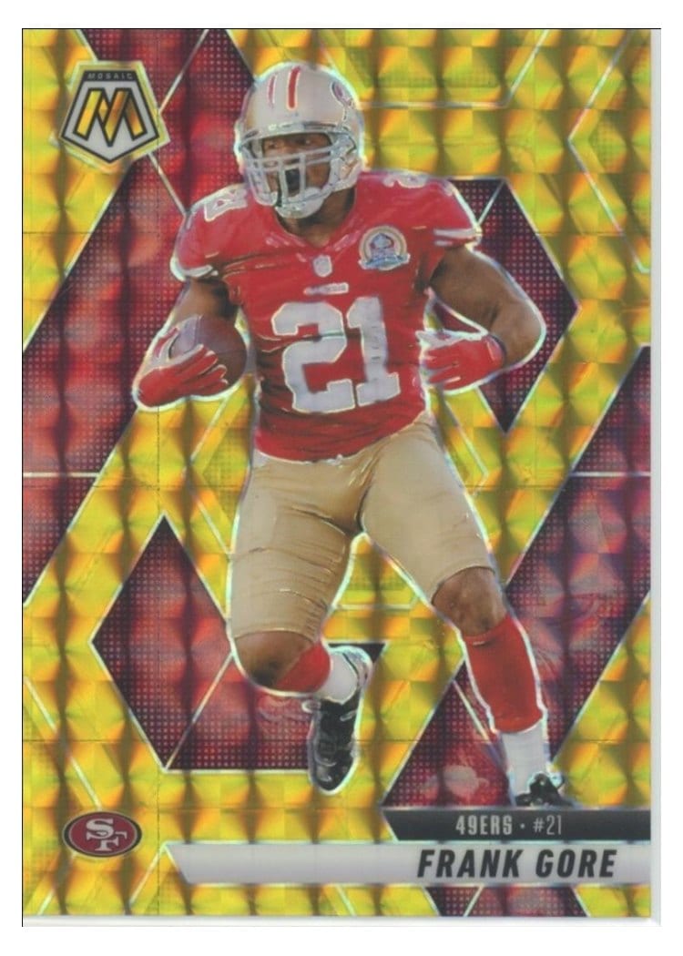 2025 Panini Mosaic Base Set Frank Gore #137 card