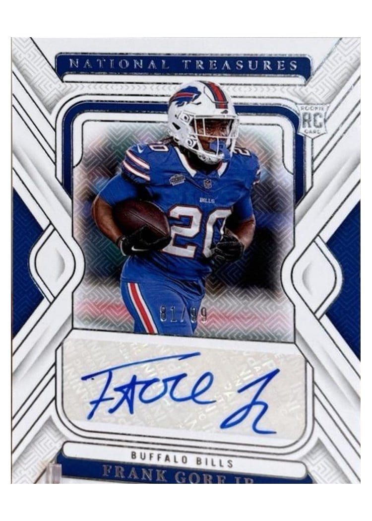 2024 Panini National Treasures Base Set Frank Gore Jr. #102 card