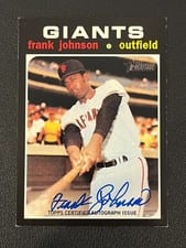 2020 Topps Heritage Real One Autographs Frank Johnson #ROA-FJO card