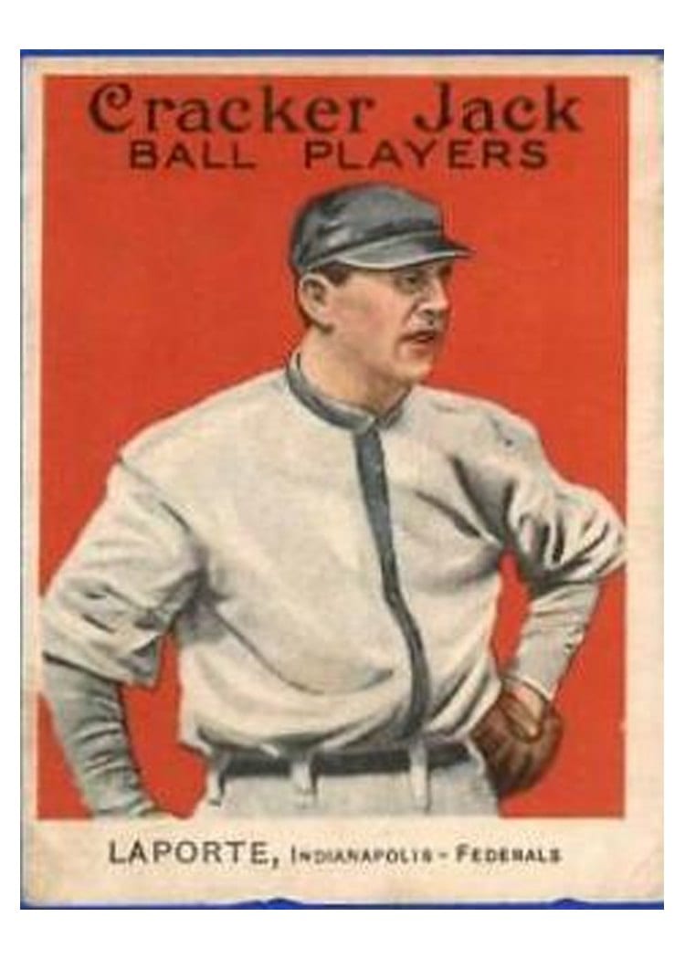 1915 Cracker Jack Frank LaPorte #98 card