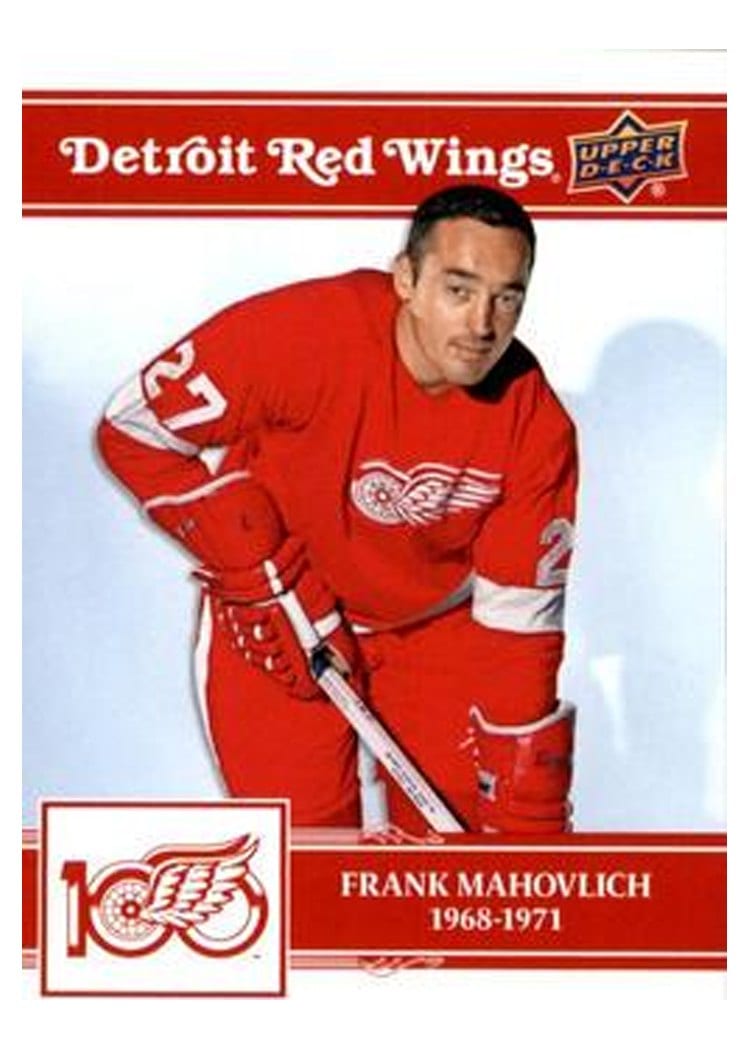 2025-26 Upper Deck Detroit Red Wings Centennial Box Set Gold Autographs Frank Mahovlich #13 card