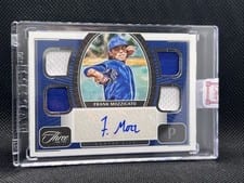 2022 Panini Three and Two Quad Jersey Autographs Frank Mozzicato #QJA-FM card
