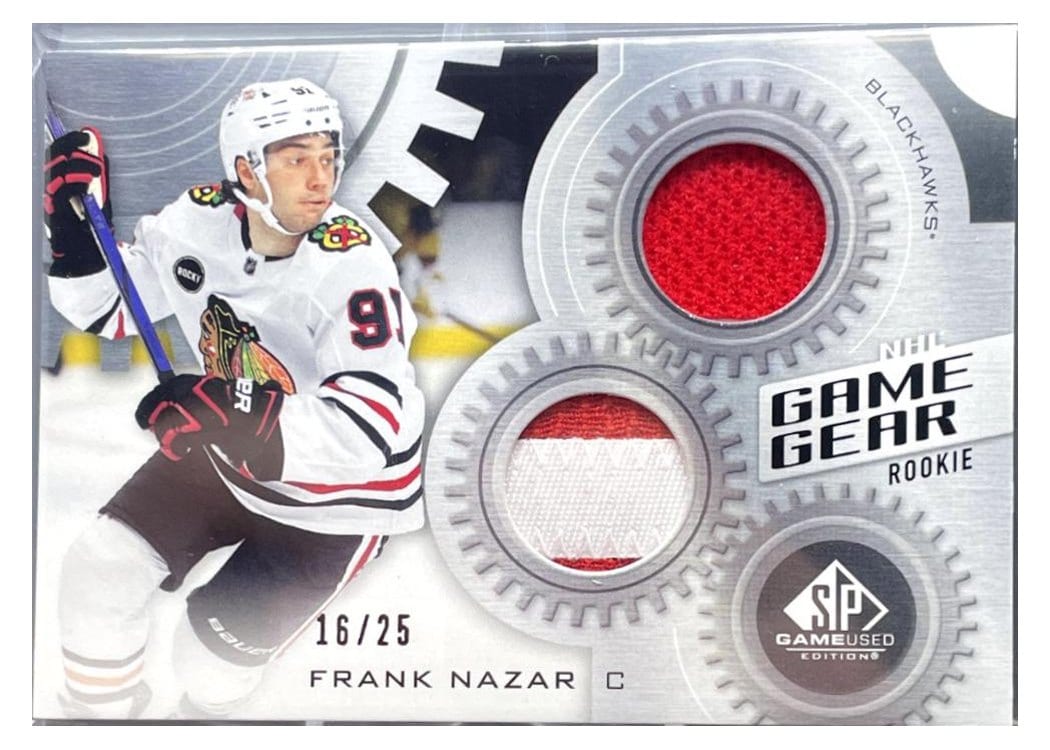 2024-25 SP Game Used Game Gear Rookies Frank Nazar #GG-FN card