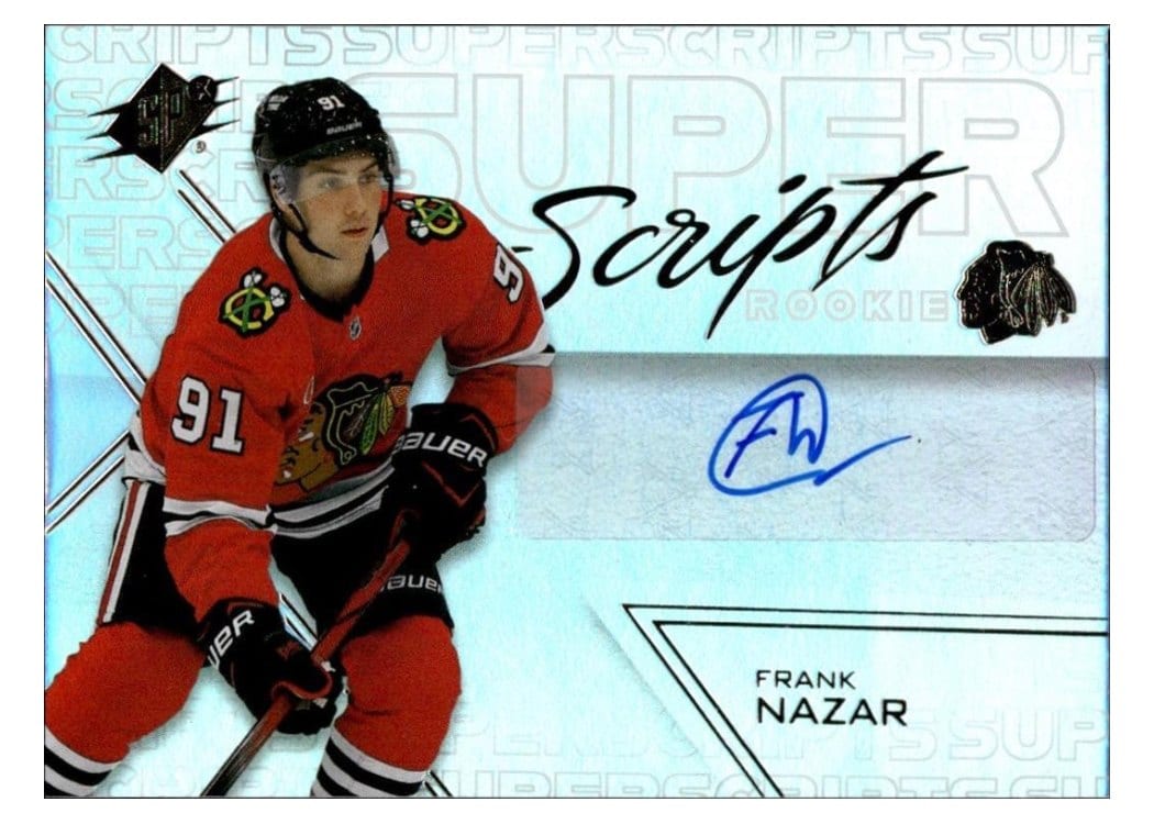 2024-25 SPx SuperScripts Rookies Frank Nazar #SSR-FN