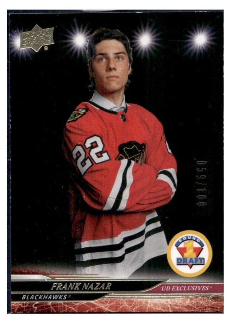2024-25 Upper Deck Base Set Frank Nazar #731 card