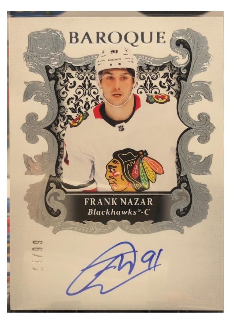 2024-25 Upper Deck The Cup Baroque Frank Nazar #BQ-FN card