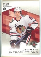 2024-25 Upper Deck Ultimate Collection Ultimate Introductions Frank Nazar #UI-FN card
