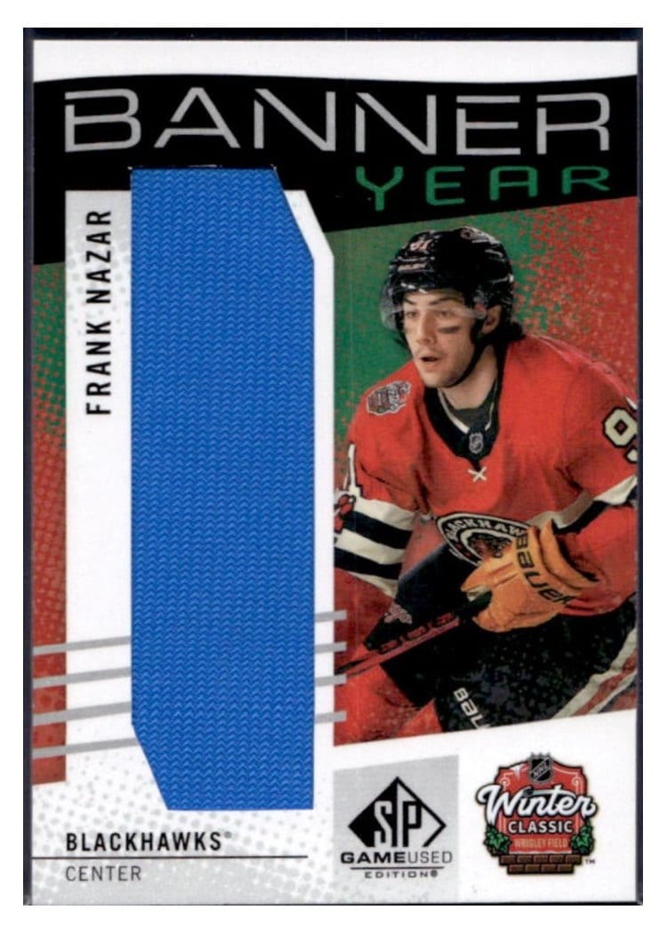 2025-26 SP Game Used 2025 Winter Classic Banner Year Relics Frank Nazar #BYWC-FN card