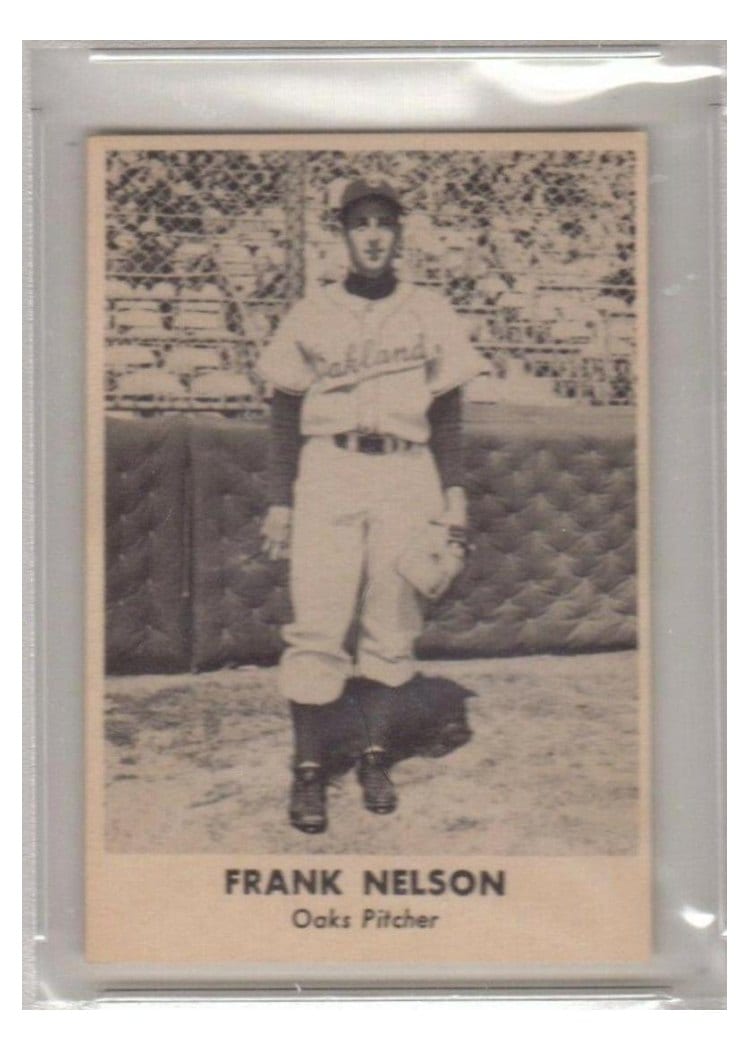 1949 Remar Bread Oakland Oaks Frank Nelson card