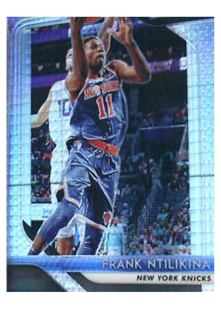 2018-19 Panini Prizm Base Set Frank Ntilikina Hyper Prizm #247 card