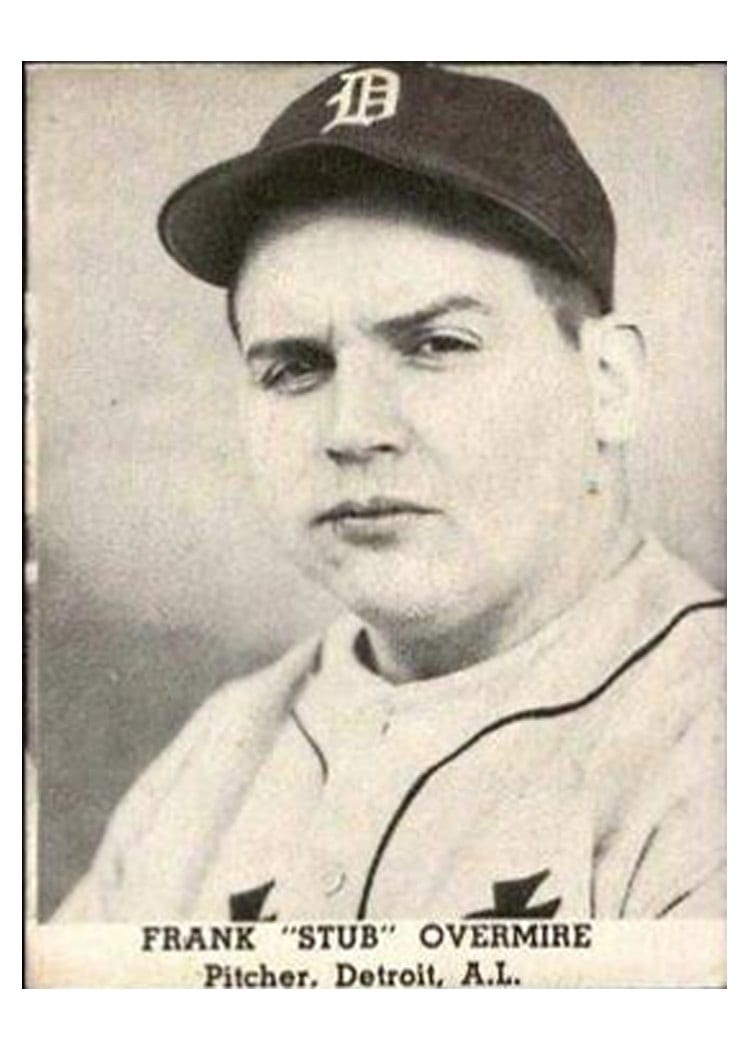 1947 Tip Top Bread Frank Overmire card