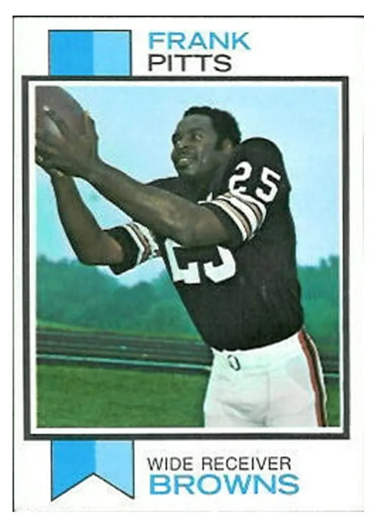 1973 Topps Frank Pitts #405 card