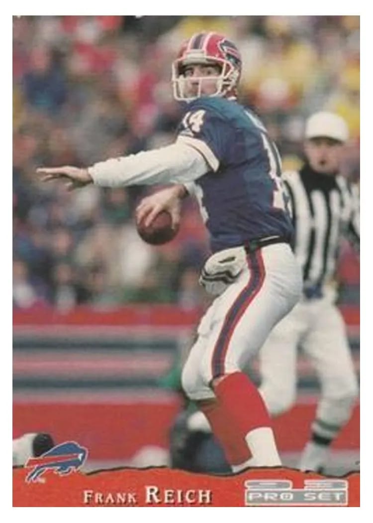 1993 Pro Set Frank Reich #58 card