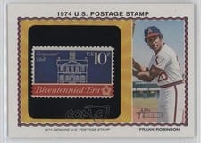 2023 Topps Heritage 1974 U.S. Postage Stamp Relics Frank Robinson #74PS-FR card