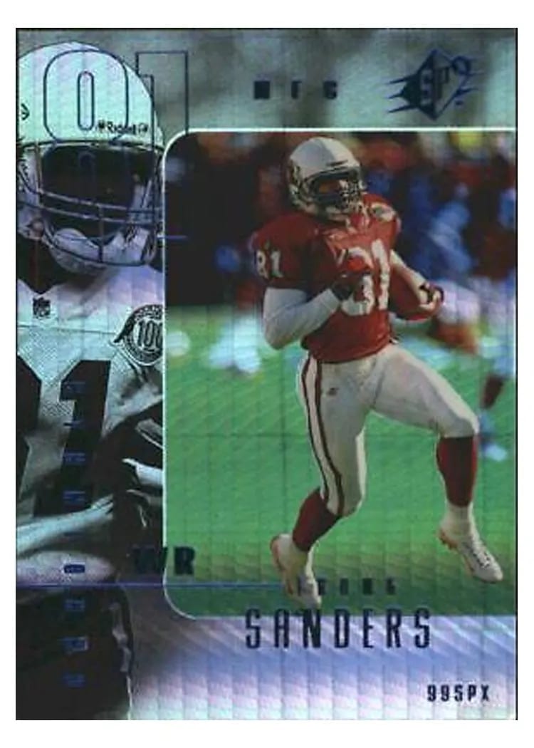 1999 Spx Frank Sanders #3 card