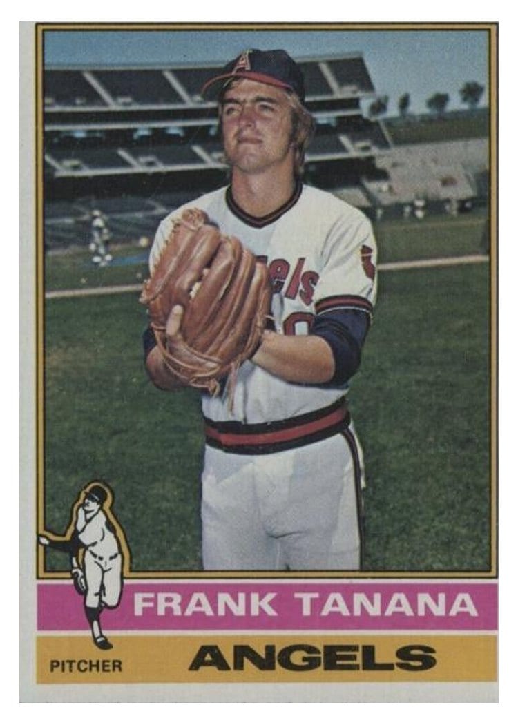 1976 Topps Frank Tanana #490 card