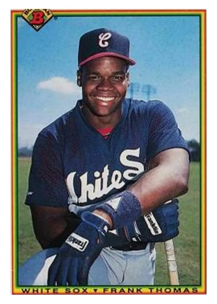 1990 Bowman Frank Thomas #320 card
