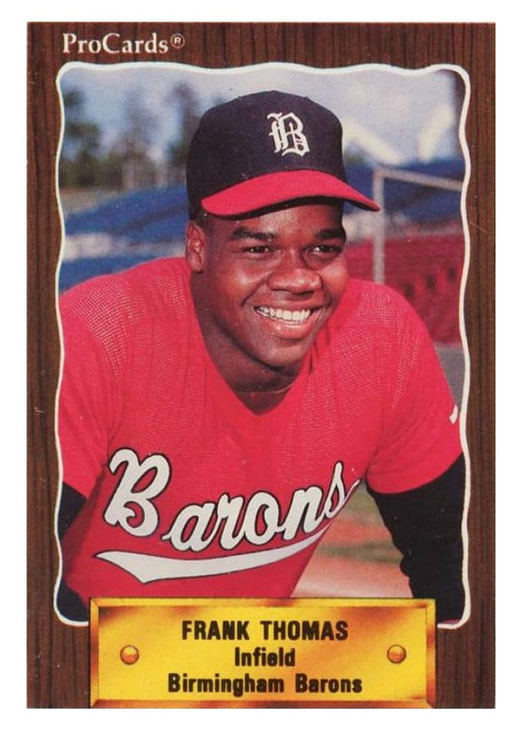 1990 CMC Base Set Frank Thomas #818 card