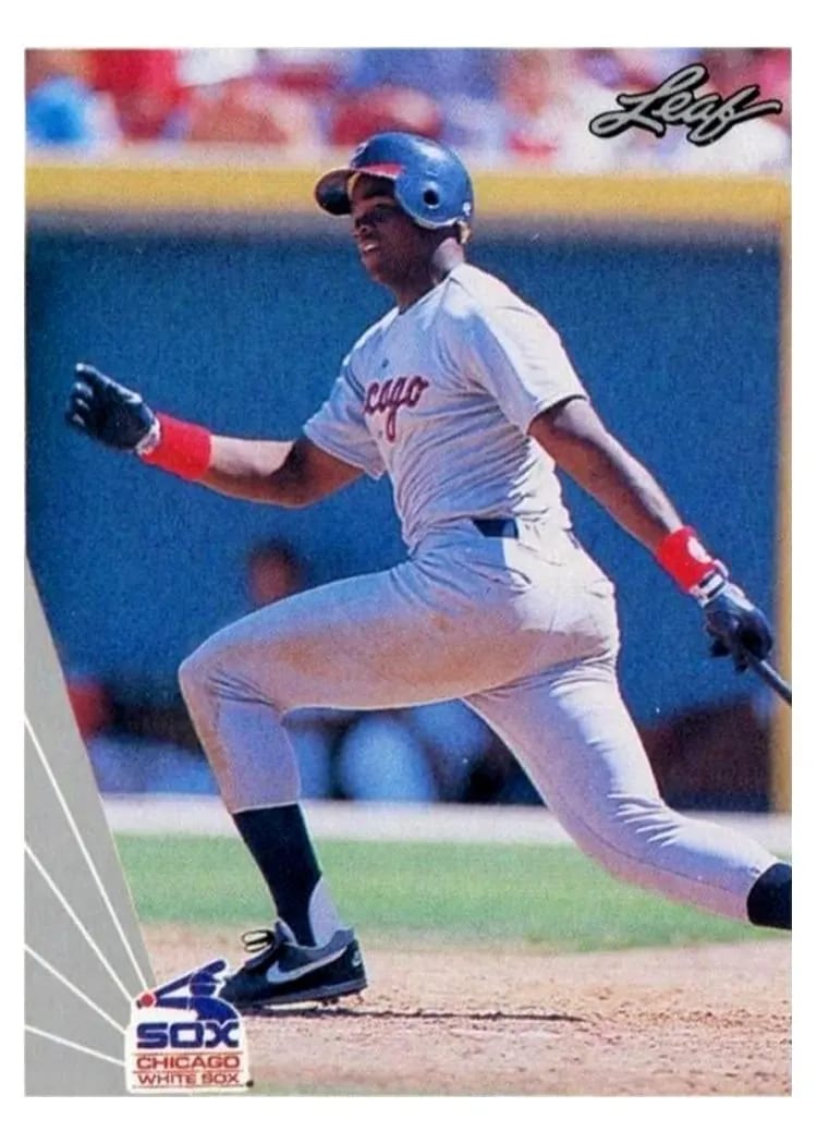 1990 Leaf Frank Thomas #300 card