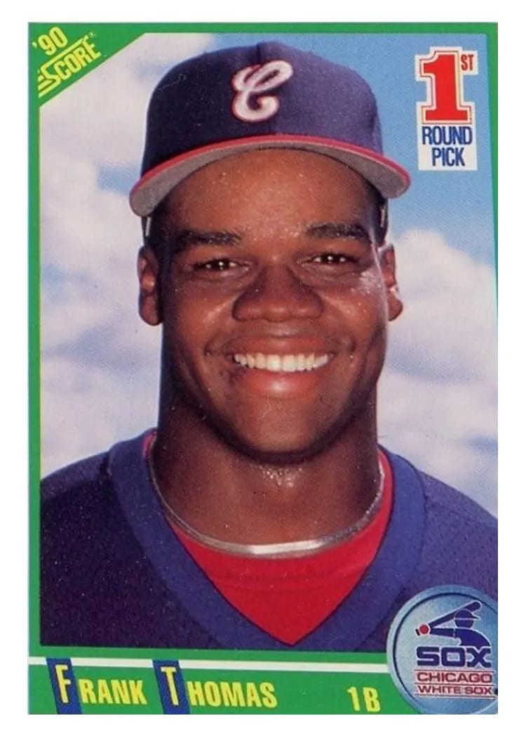 1990 Score Frank Thomas #663 card