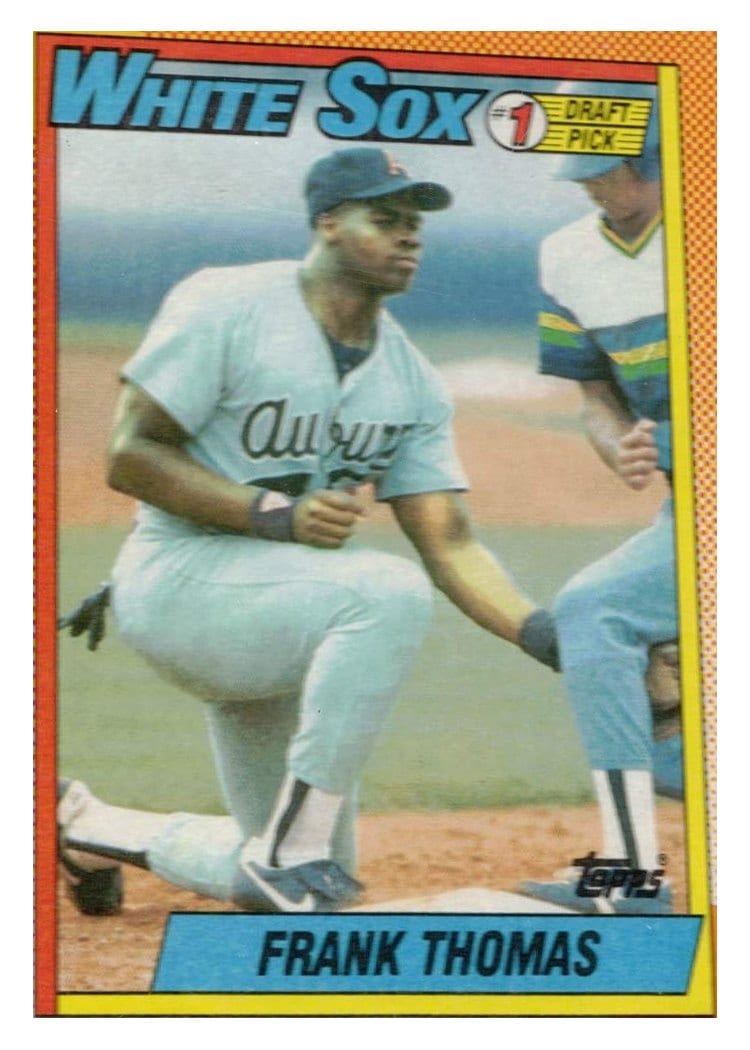 1990 Topps Base Set Frank Thomas #414 card