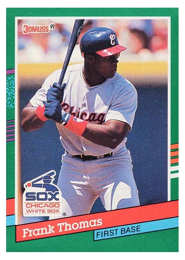 1991 Donruss Base Set Frank Thomas #477 card