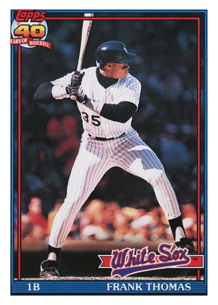 1991 O-Pee-Chee Base Set Frank Thomas #79 card