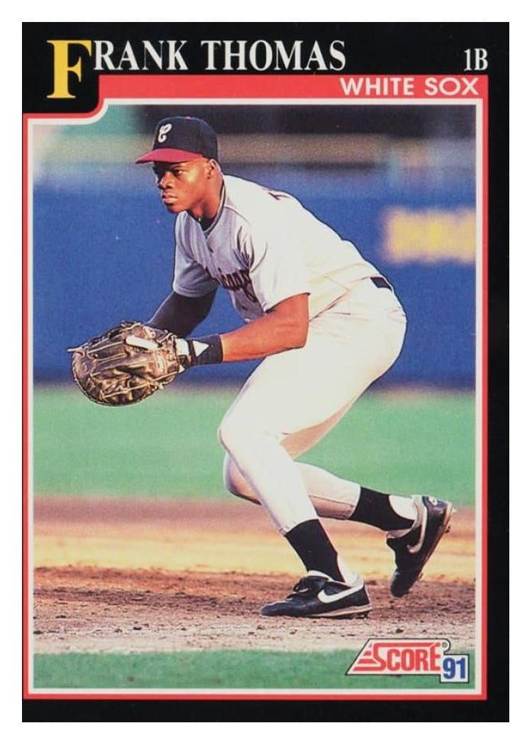 1991 Score Base Set Frank Thomas #840 card
