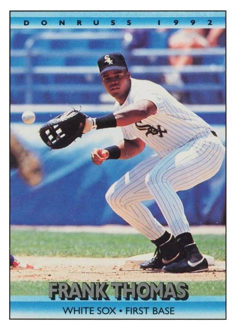 1992 Donruss Base Set Frank Thomas #592 card