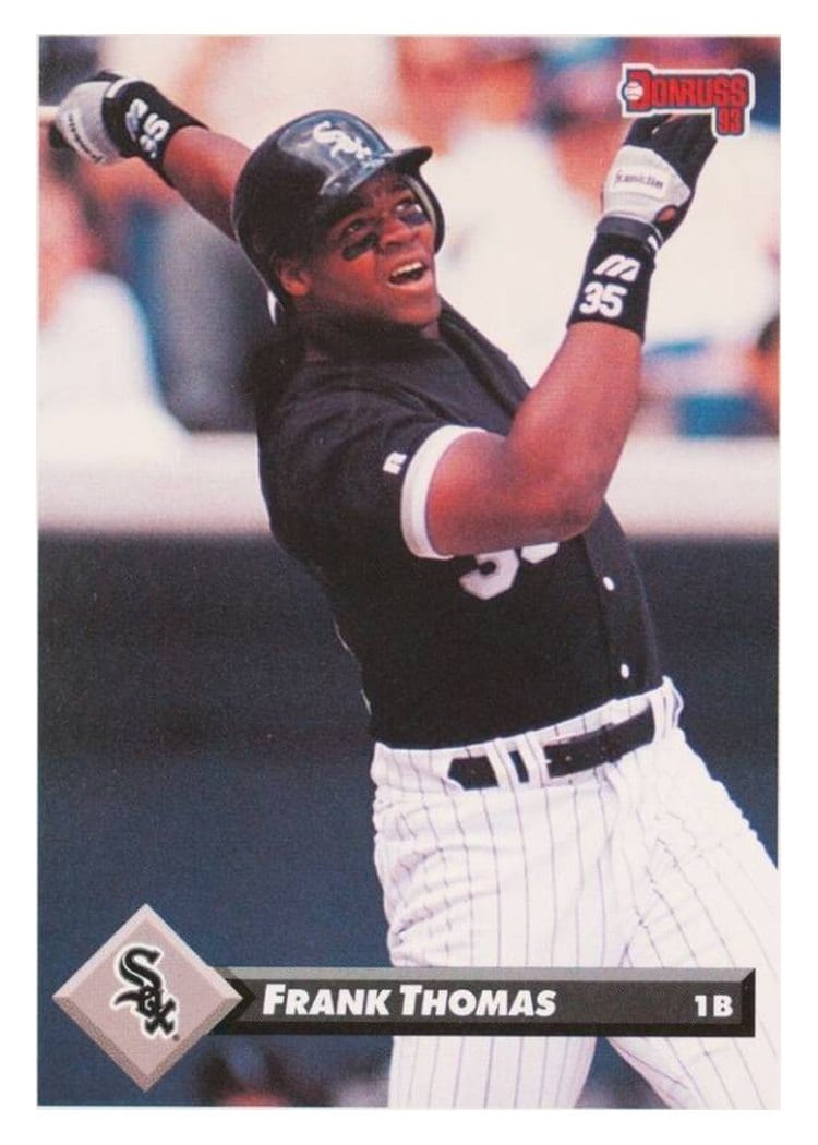 1993 Donruss Base Set Frank Thomas #7 card