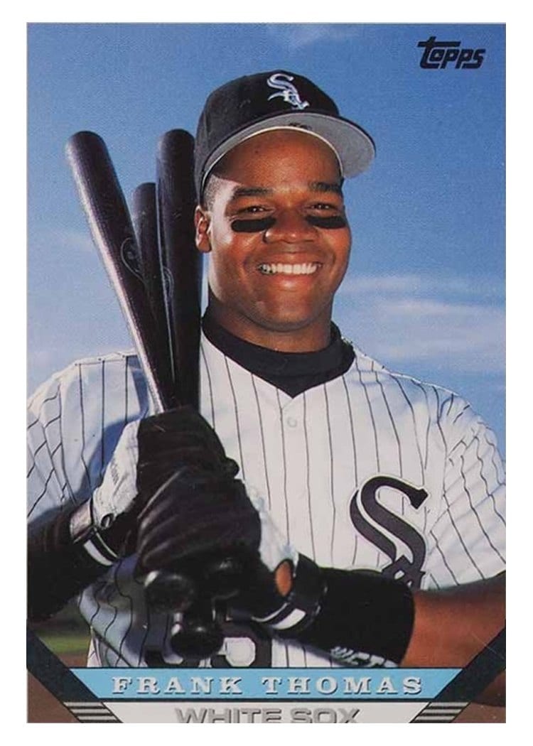 1993 Topps Base Set Frank Thomas #150 card