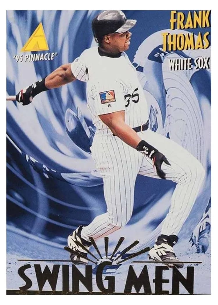 1995 Pinnacle Frank Thomas #302 card
