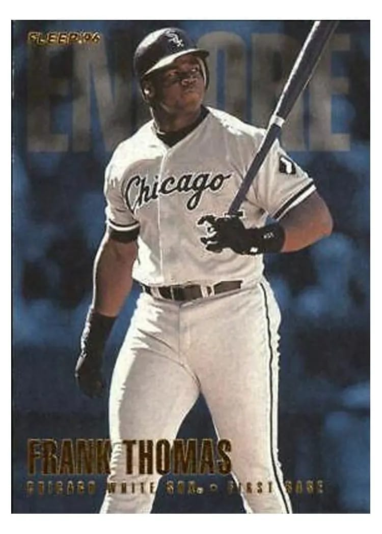 1996 Fleer Update Frank Thomas #U243 card