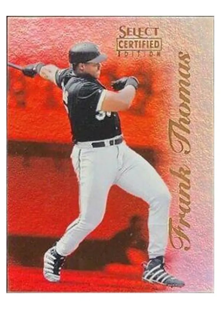 1996 Select Certified Frank Thomas #1 card