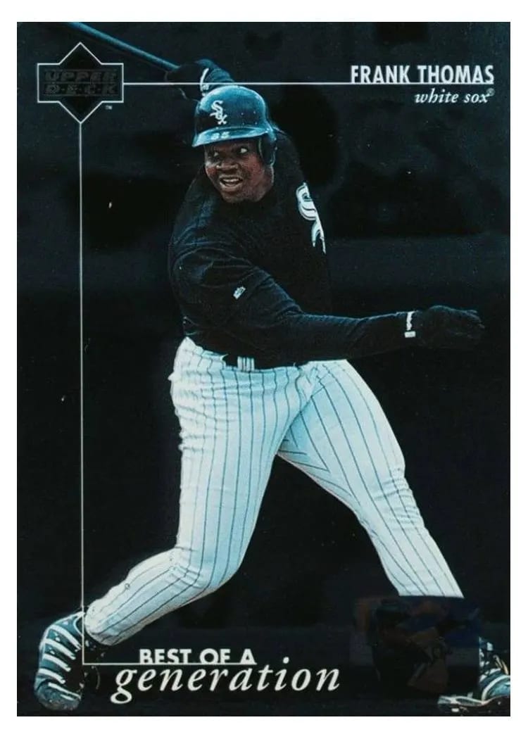 1996 Upper Deck Frank Thomas #387 card