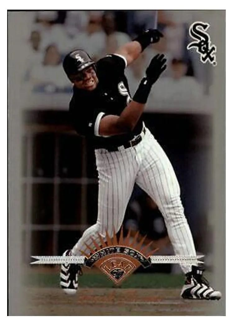 1997 Leaf Frank Thomas #107 card