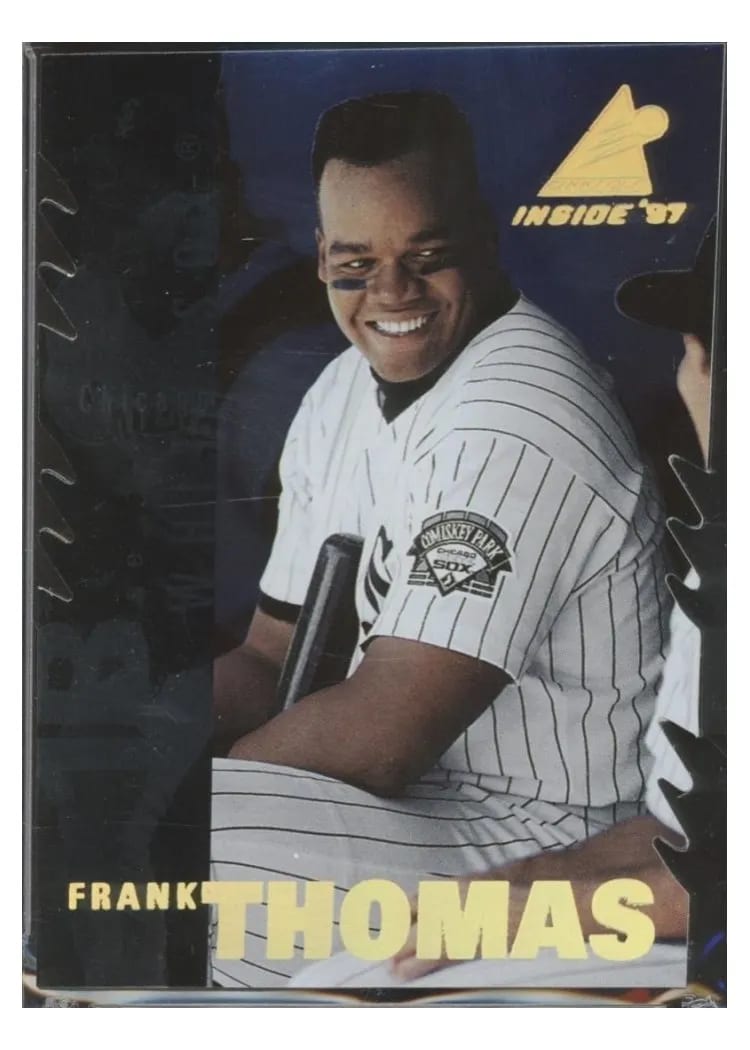 1997 Pinnacle Inside Frank Thomas #13 card