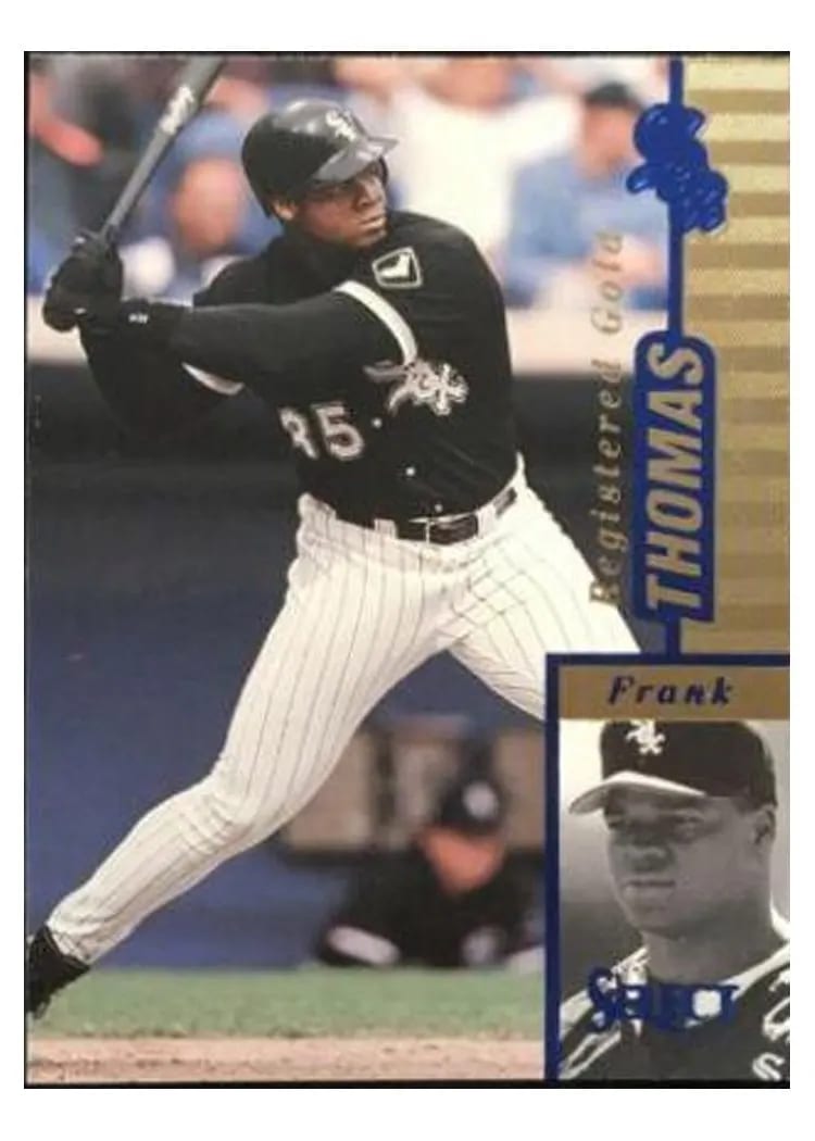1997 Select Frank Thomas #8 card