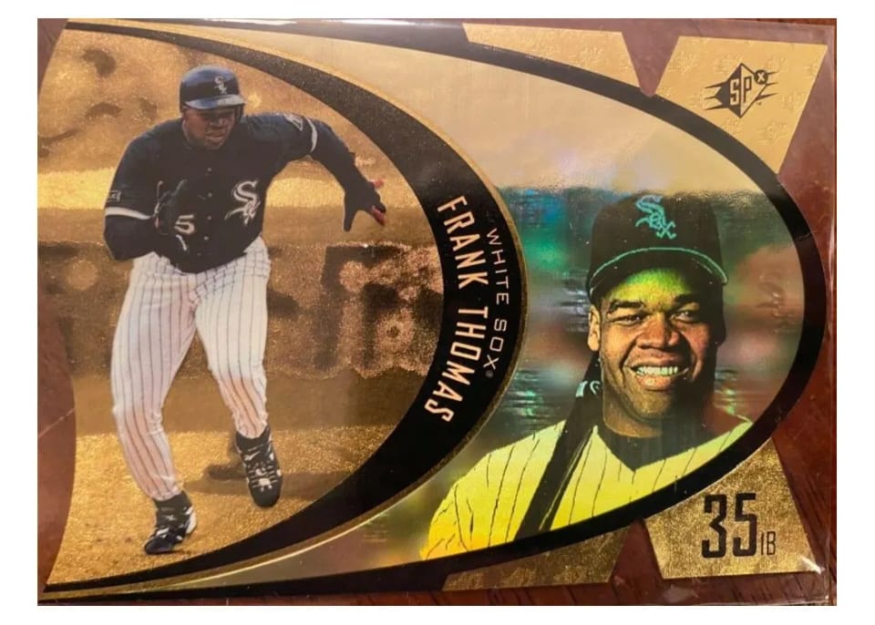 1997 Spx Frank Thomas #17 card