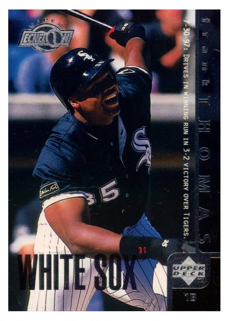 1998 Upper Deck Base Set Frank Thomas #459 card
